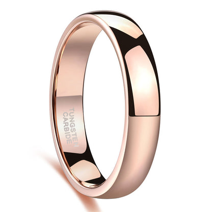 Rose Gold Simple Bracelet Glossy 246mm Tungsten Ring