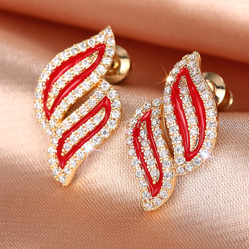 Elegant Leaf Earrings Fashion Earrings