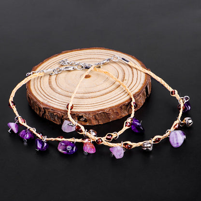 Bohemian Gravel Anklet Bell