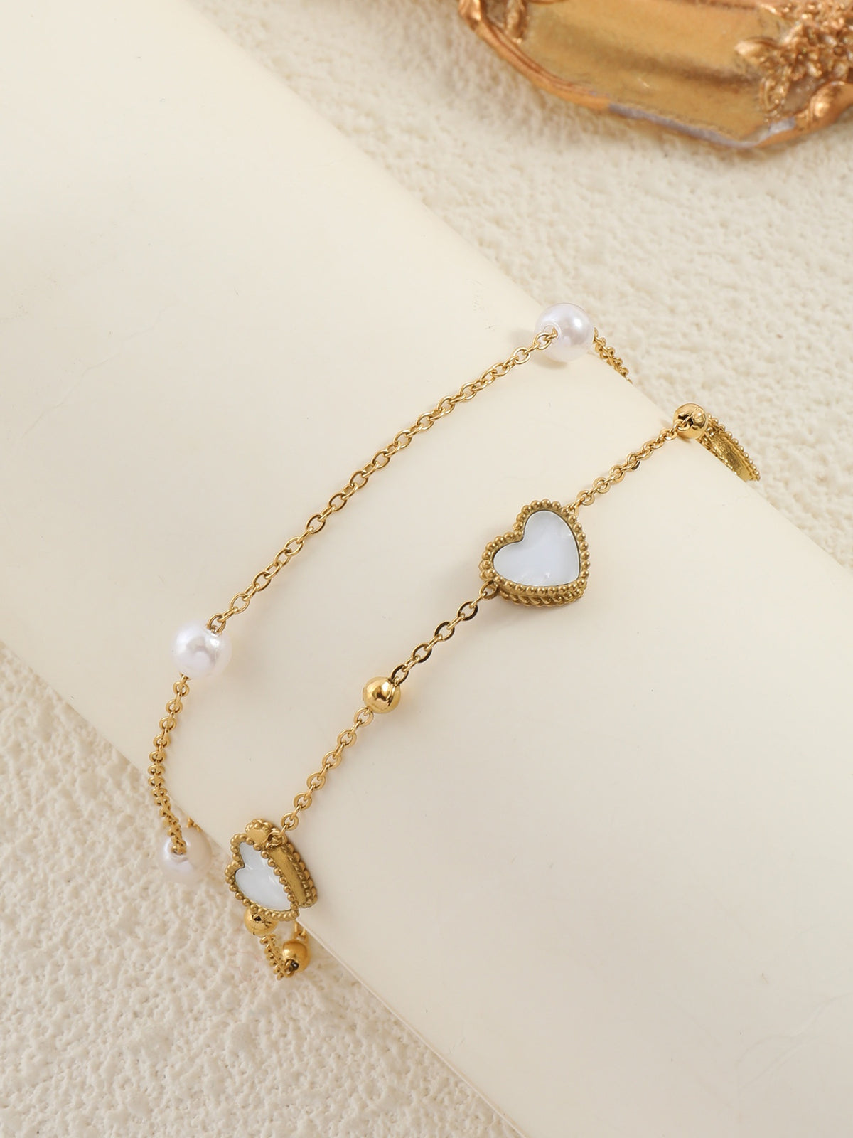 Niche Temperament Round Beads XINGX Shell Anklet