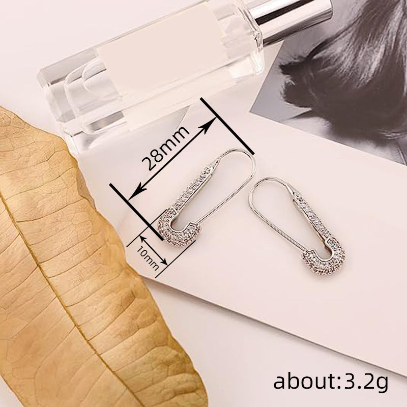 Clip Pin Decoration Light Luxury Micro-inlaid