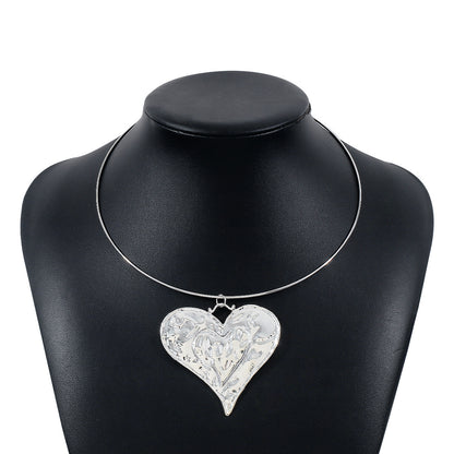 N11533 Personality Geometry Flower Necklace