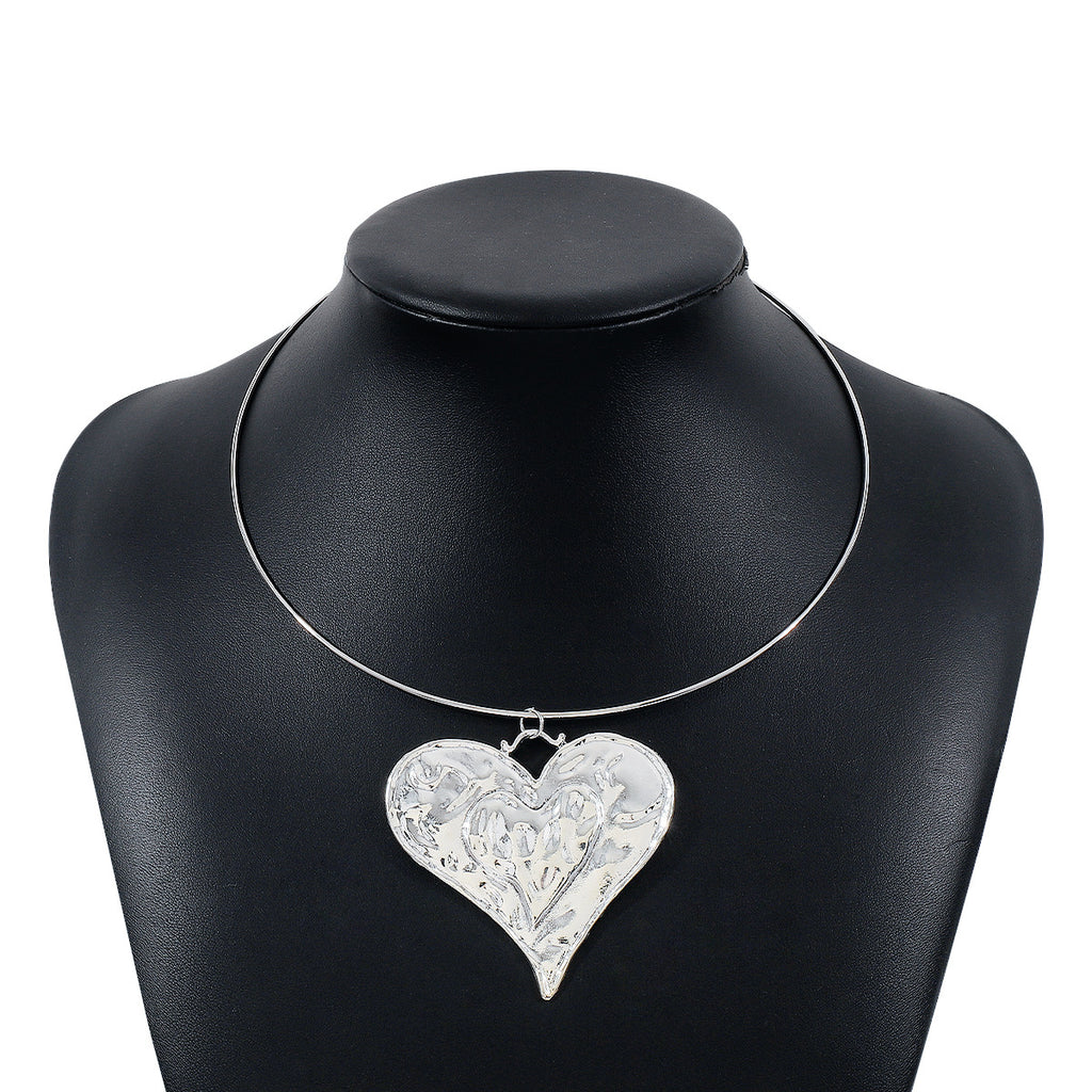 N11533 Personality Geometry Flower Necklace
