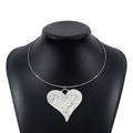 N11533 Personality Geometry Flower Necklace
