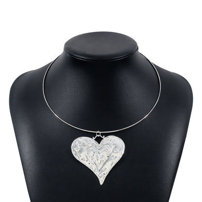 N11533 Personality Geometry Flower Necklace
