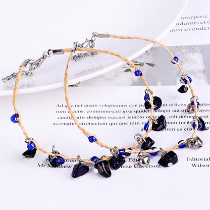 Bohemian Gravel Anklet Bell