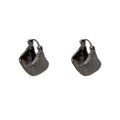 Retro Gun Black Irregular Ear Clip
