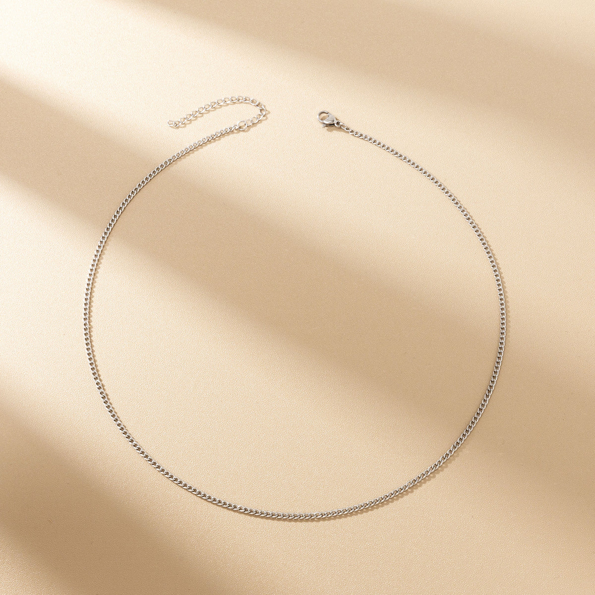 06 Grinding 2-side Necklace Versatile Chain Clavicle Chain Wholesale