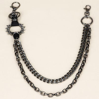 Retro Cool Metal Punk Rock Hip Hop Waist Wallet Chain