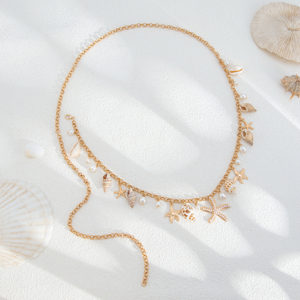 Beach Shell Tassel Body Chains Bohemian Holiday Big Starfish