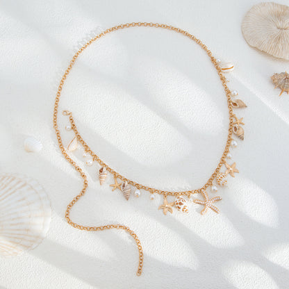 Beach Shell Tassel Body Chains Bohemian Holiday Big Starfish