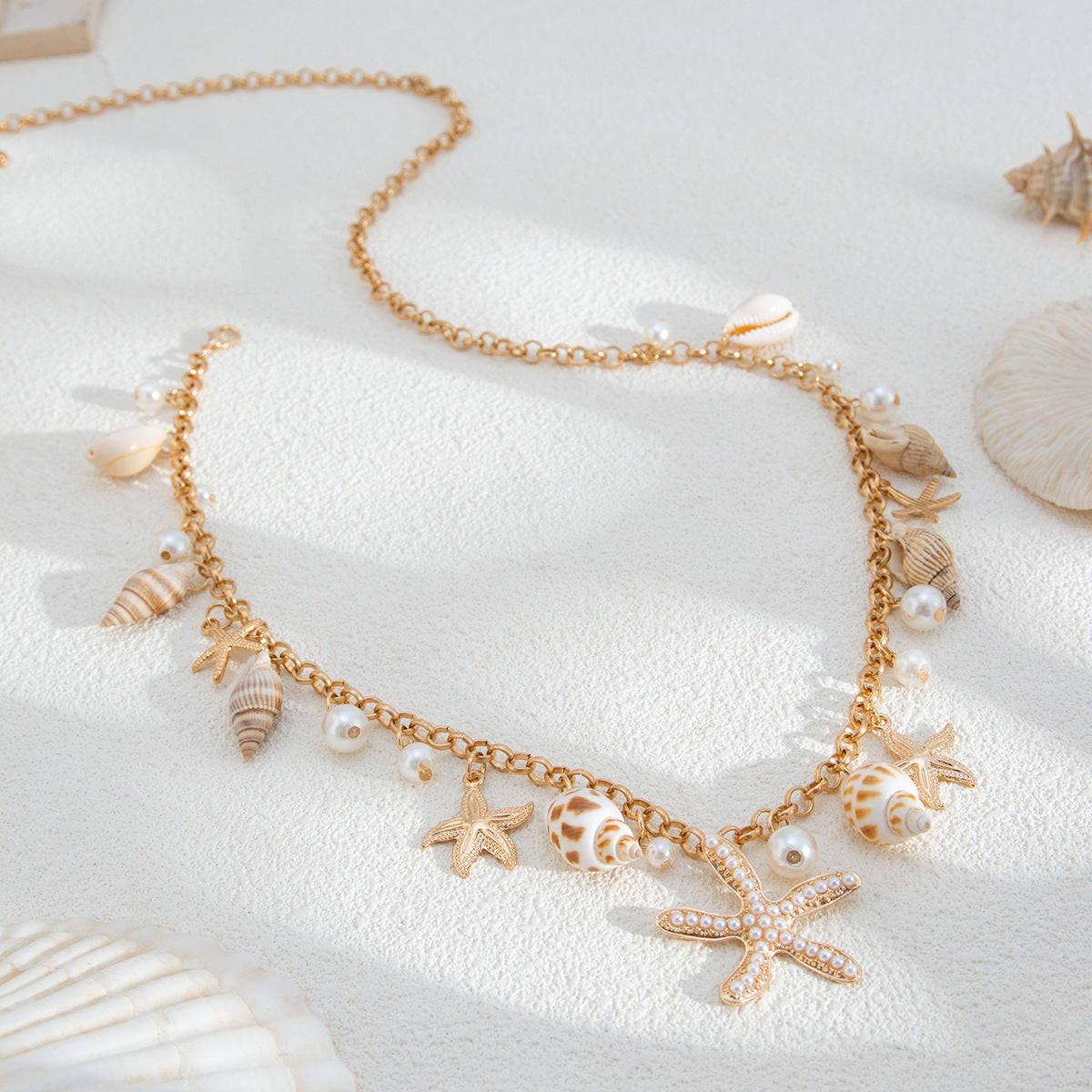 Beach Shell Tassel Body Chains Bohemian Holiday Big Starfish