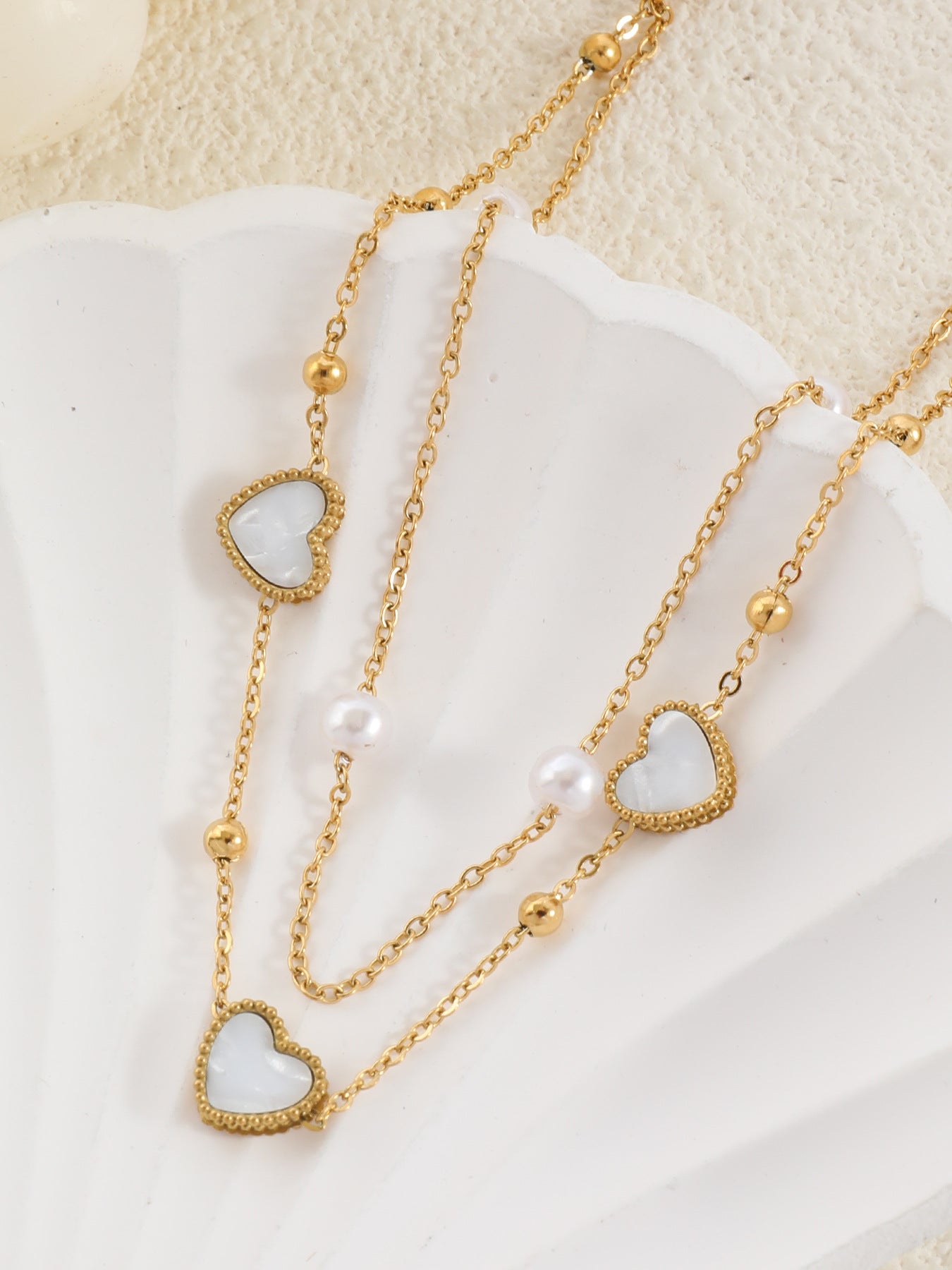 Niche Temperament Round Beads XINGX Shell Anklet