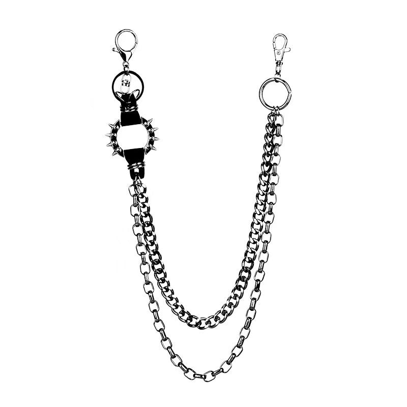 Retro Cool Metal Punk Rock Hip Hop Waist Wallet Chain