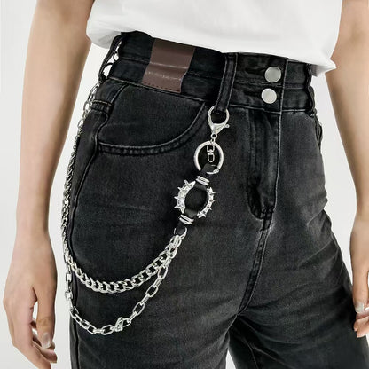 Retro Cool Metal Punk Rock Hip Hop Waist Wallet Chain