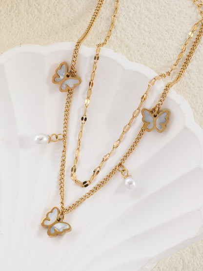 Niche Temperament Round Beads XINGX Shell Anklet