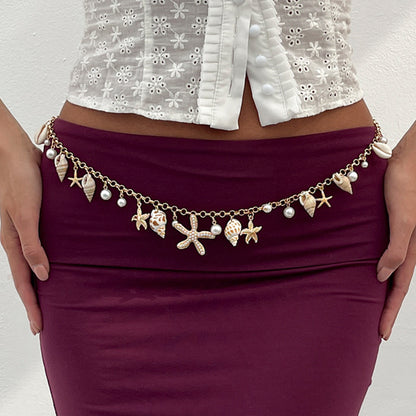 Beach Shell Tassel Body Chains Bohemian Holiday Big Starfish