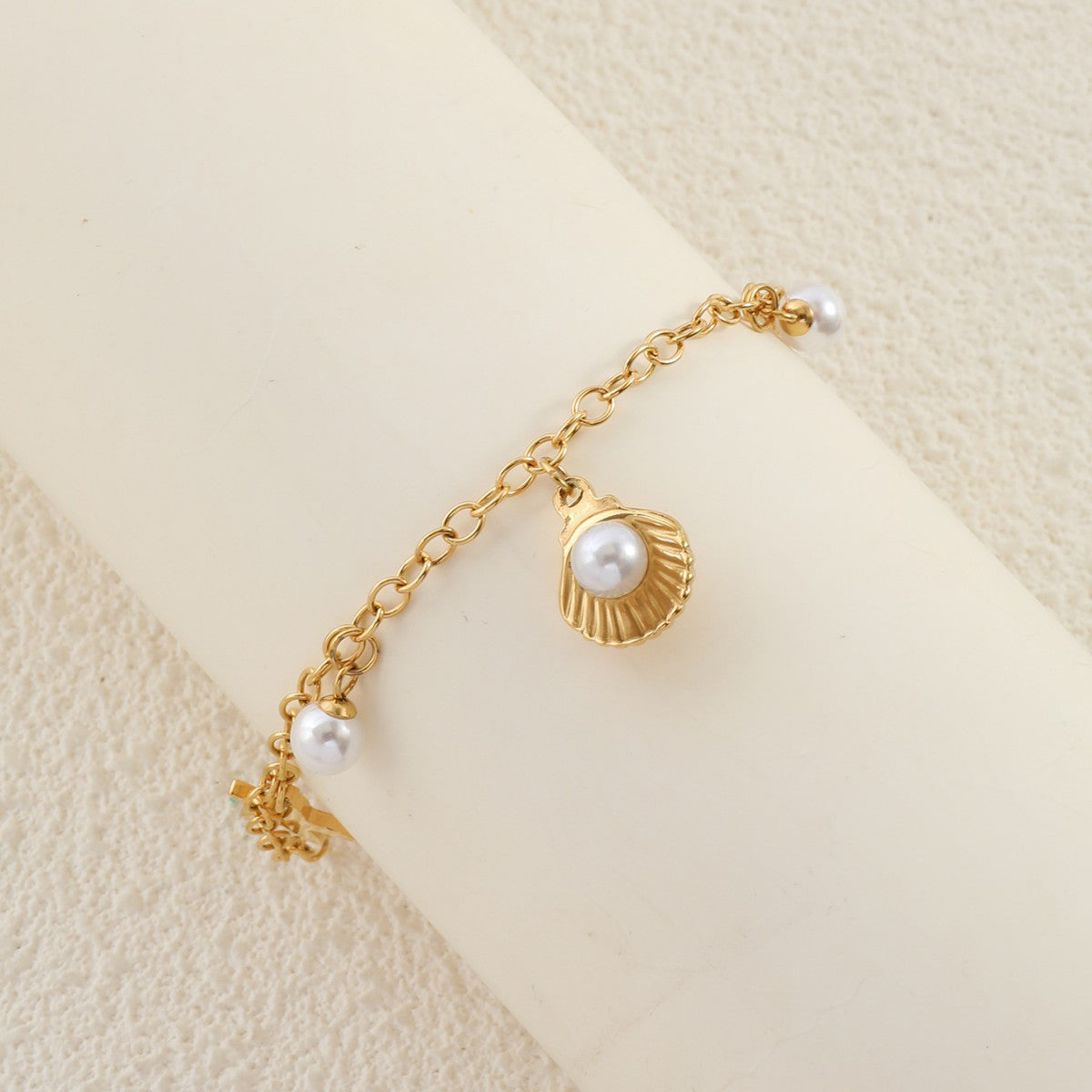 Niche Temperament Round Beads XINGX Shell Anklet