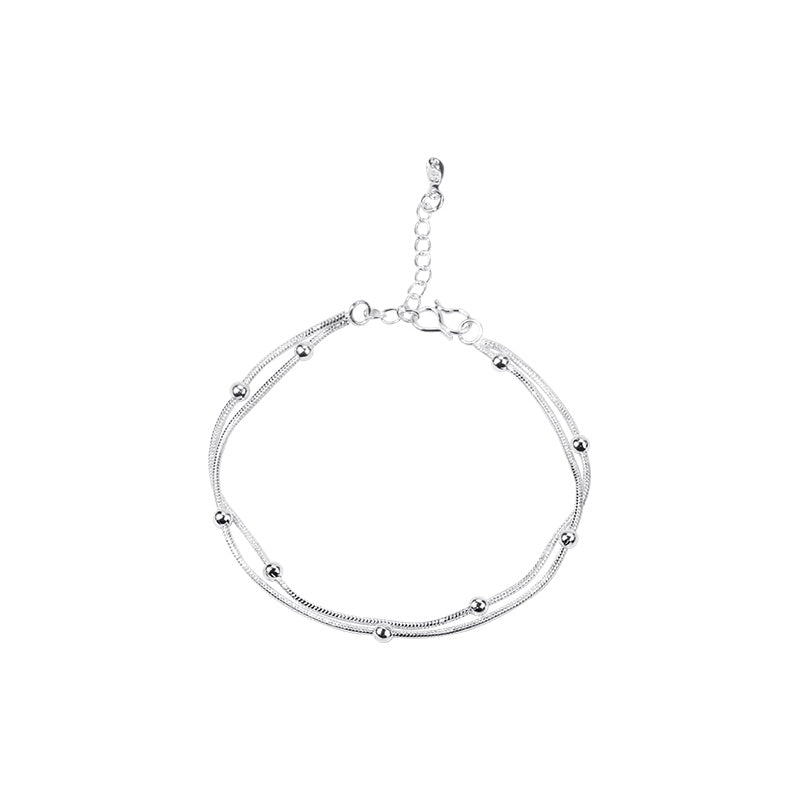 Korean Style Silver Plated Fashion Personality Anklet For Women