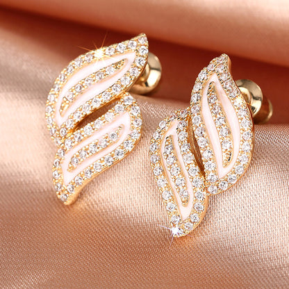 Elegant Leaf Earrings Fashion Earrings