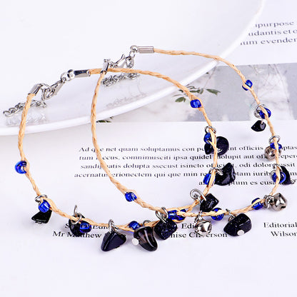 Bohemian Gravel Anklet Bell