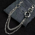 Retro Cool Metal Punk Rock Hip Hop Waist Wallet Chain