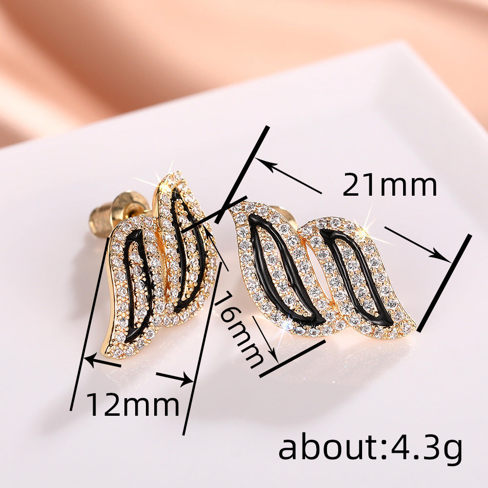 Elegant Leaf Earrings Fashion Earrings