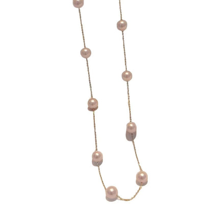 S925 Silver Natural Pearl Necklace